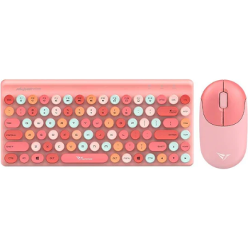 Alcatroz JellyBean A3000 Bluetooth Rechagreable Keyboard Mouse Pink